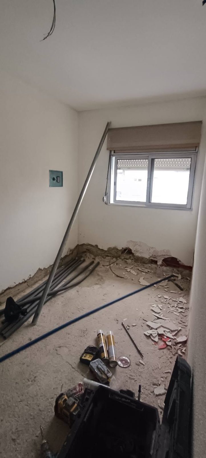 Sala antes da remodelação